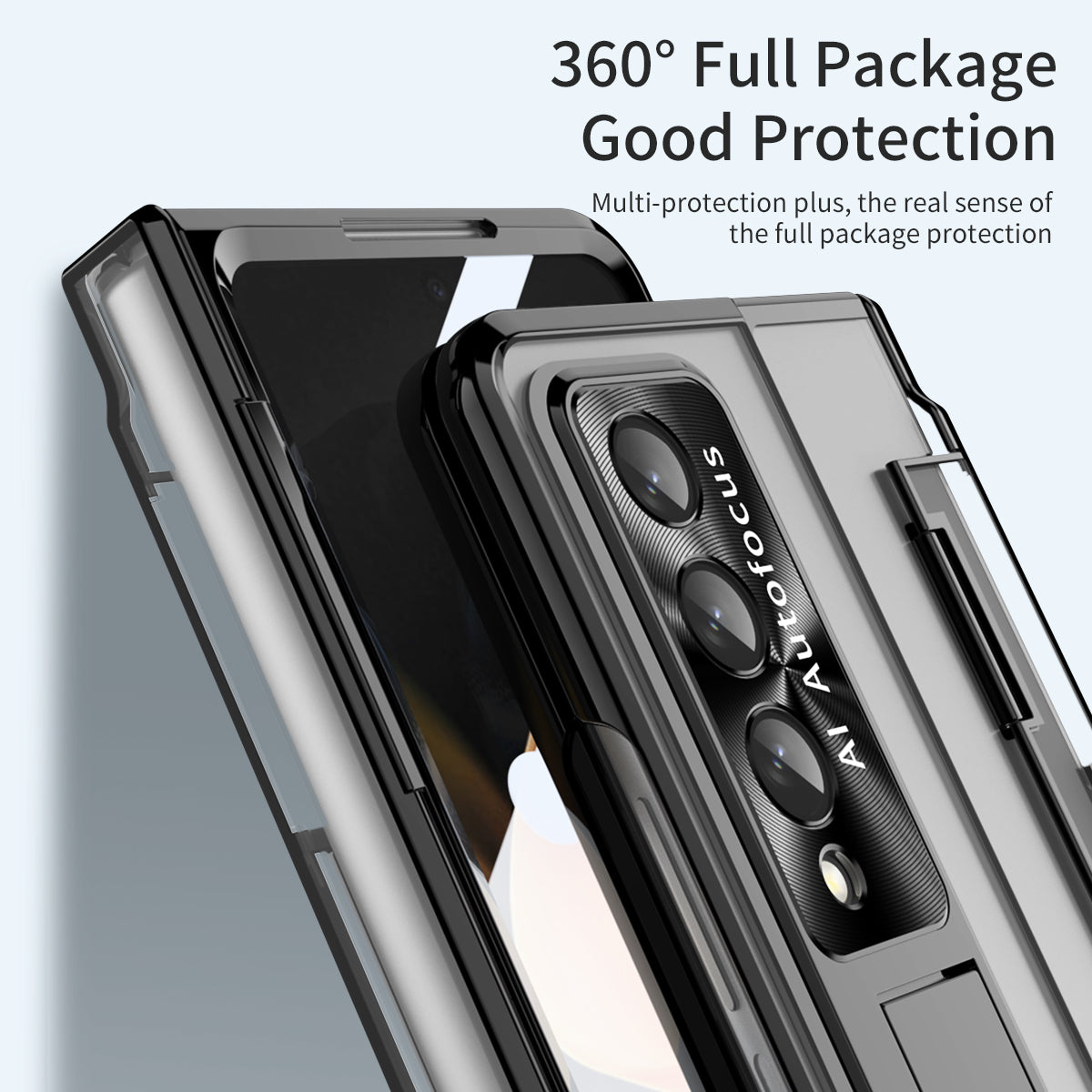 Enhanced Version of Armor Hinge Folding Shell Case For Samsung Galaxy Z Fold3