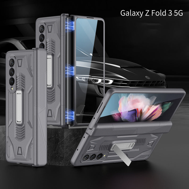 Magnetic Hinge Shell Film Integrated For Samsung Galaxy Z Fold3 Case