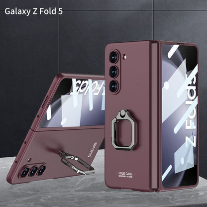 The Square Ring Anti-fall Protective Case For Samsung Galaxy Z Fold5