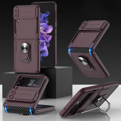 NEWEST Drop Tested Cover With Kickstand Protective Case for Samsung Galaxy Z Flip4 5G