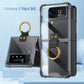 NEWEST Transparents Airbag Ring Holder Anti-knock Protection Cover For Samsung Galaxy Z Flip4 Flip3 5G