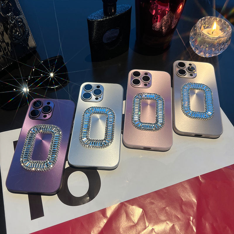New Luxury Cube Rhinestone iPhone Case