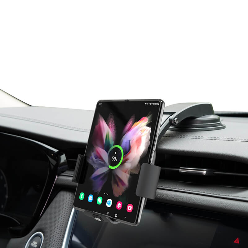 15W Wireless Fast Charging Car Mount For Samsung Galaxy Z Fold3 Fold4 - GiftJupiter