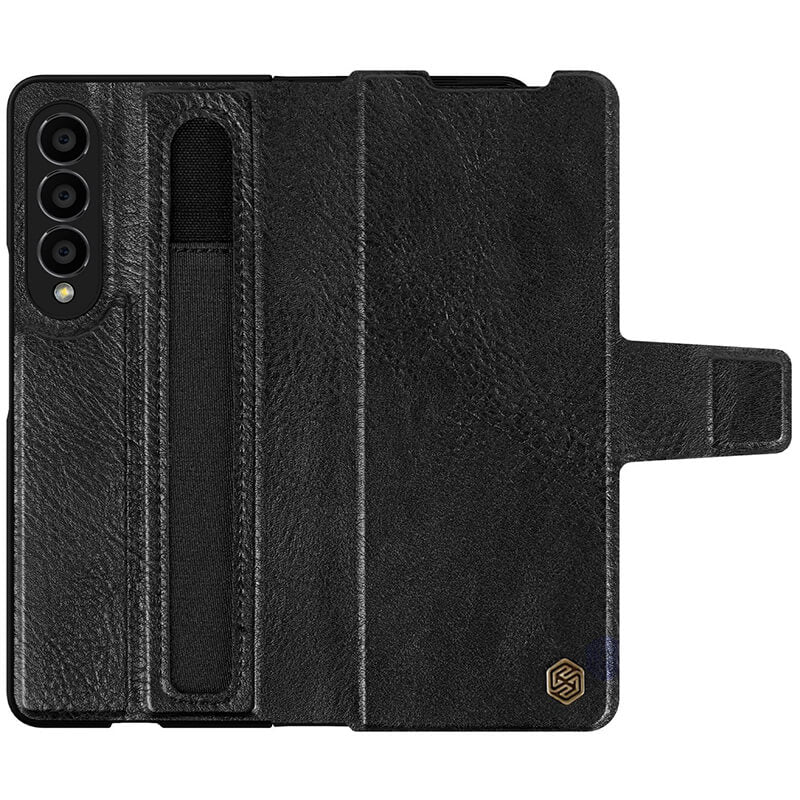 Samsung Galaxy Z Fold3 Fold4 5G Leather Cover with S Pen Slot - GiftJupiter