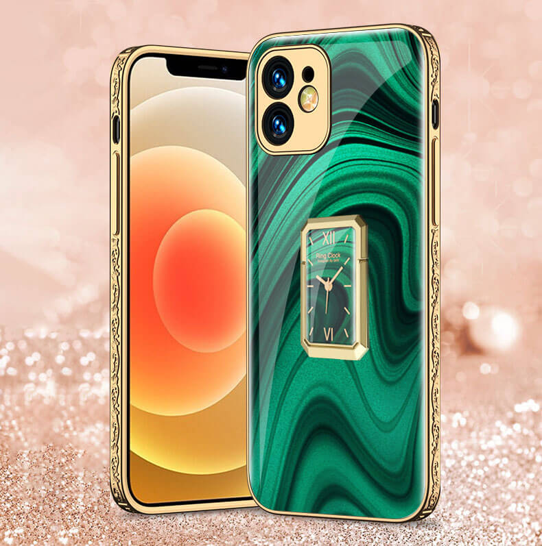 Dealggo | Baroque Emerald Ring iPhone Cases