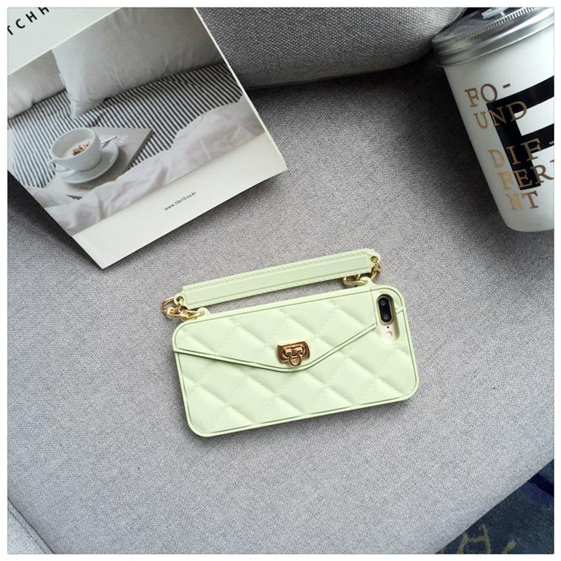 2021 Luxury New Diagonal Chain Lanyard Wallet iPhone Case - Dealggo.com