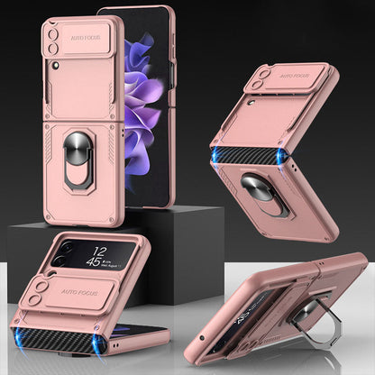 NEWEST Drop Tested Cover With Kickstand Protective Case for Samsung Galaxy Z Flip4 5G