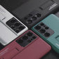 NEWEST Ultra-thin Magnetic Holder S Pen Slot Phone Case For S21 Ultra With Pen