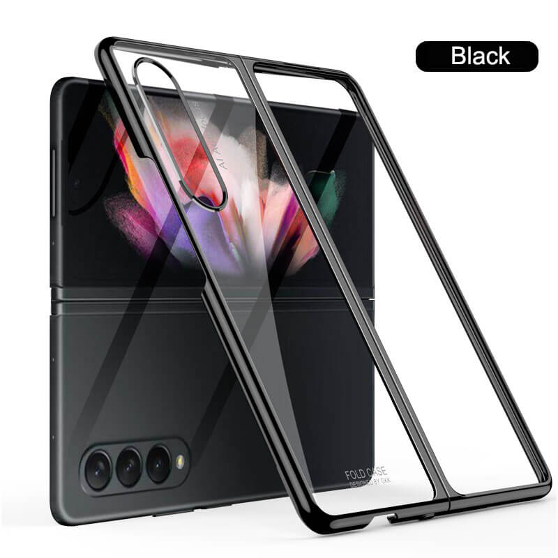 Crystal Clear Transparent Hard Cover Case For Samsung Galaxy Z Fold3 5G - Dealggo.com