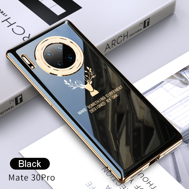 2021 Luxury Plating Deer Pattern Phone Case For iPhone, Samsung, Huawei - Dealggo.com