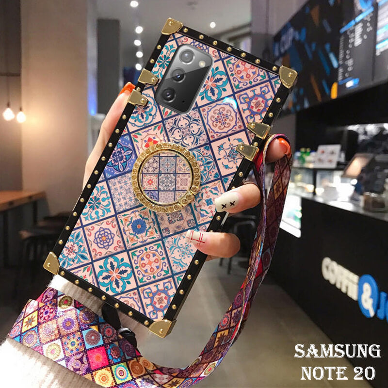 Bohemian chic lanyard ring Phone Case for Samsung Note 20