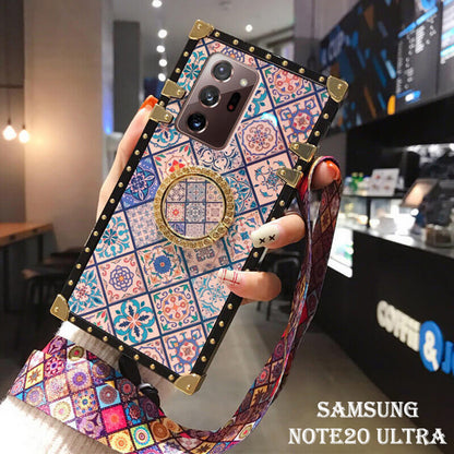 Bohemian chic lanyard ring Phone Case for Samsung Note 20 Ultra