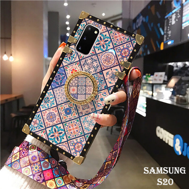 Bohemian chic lanyard ring Phone Case for Samsung S20