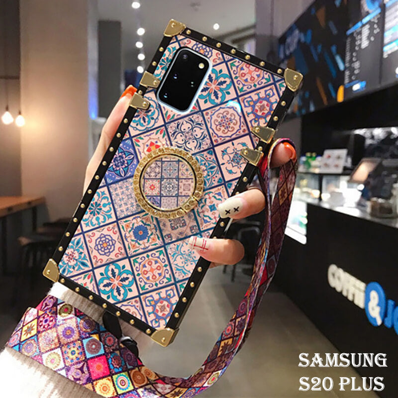 Bohemian chic lanyard ring Phone Case for Samsung S20 Plus