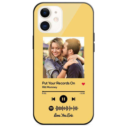 Customize Spotify Code iPhone Cases