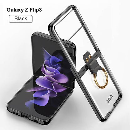 Phantom Plating Anti-Drop Case For Samsung Galaxy Z Flip3 Flip4