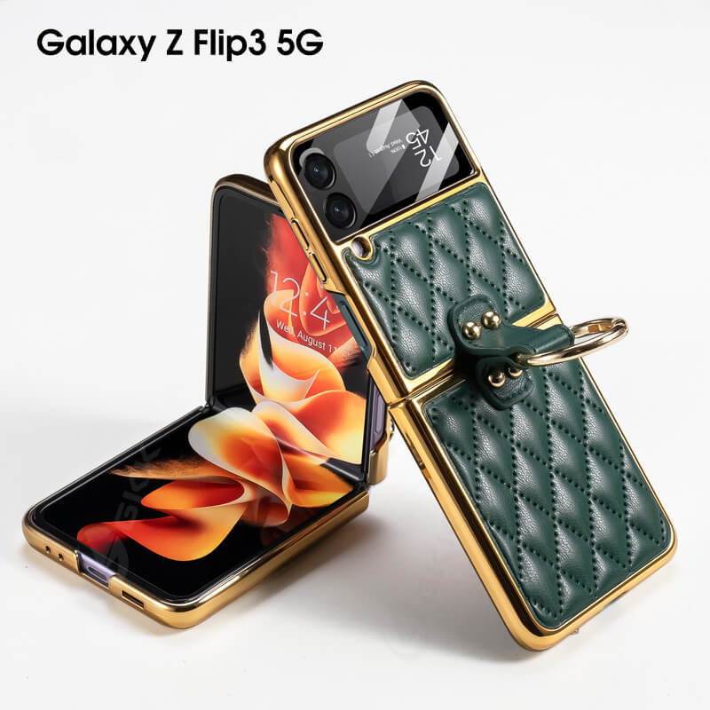 Creative Electroplating Diamond Protective Cover For Samsung Galaxy Z Flip 3 5G - GiftJupiter