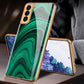 FLASH⚡SALE I 2021 Luxury Baroque Style Plating Anti-knock Protection Tempered Glass Case For Samsung S21 S21 Plus S21 Ultra