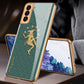 FLASH⚡SALE I 2021 Luxury Baroque Style Plating Anti-knock Protection Tempered Glass Case For Samsung S21 S21 Plus S21 Ultra