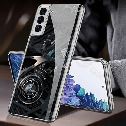 2021 Fashion Plating Pattern Camera All-inclusive Electroplating Process Case For Samsung S21 S21 Plus S21 Ultra