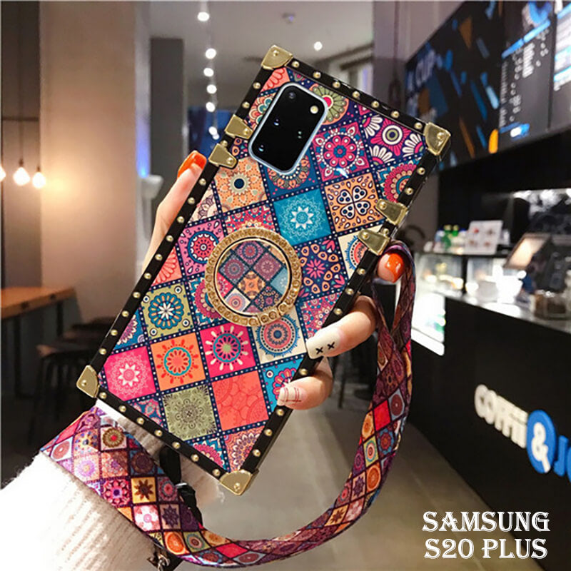 Bohemian chic lanyard ring Phone Case for Samsung S20Plus
