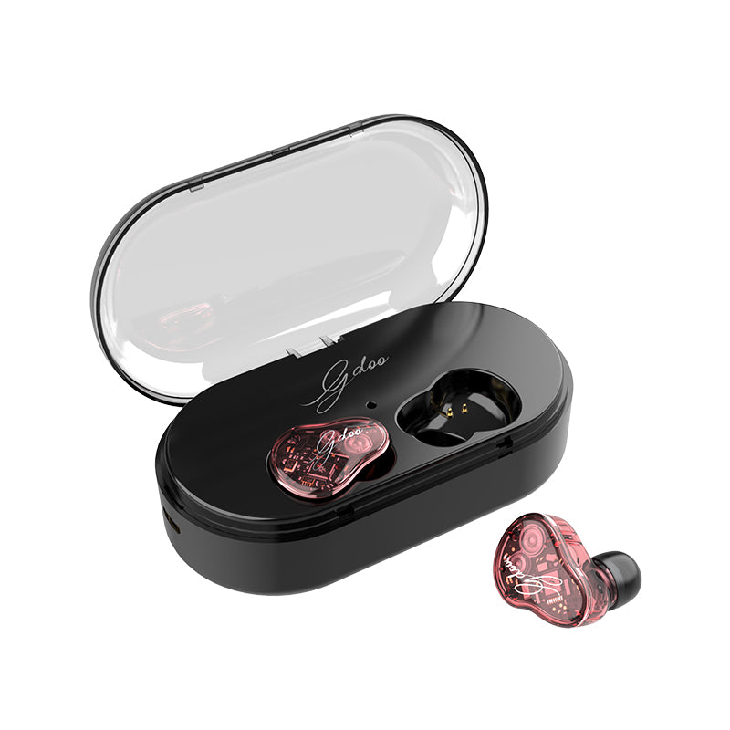 [IPX7 Waterproof and Bluetooth 5.0]2019 NEW TWS Z6 Transparent Earbuds Headset With Charger Box - Dealggo.com