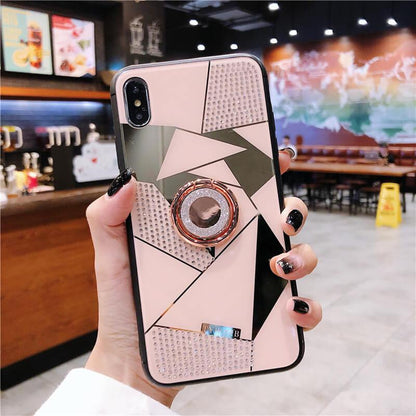 2021 New High Quality Diamond iPhone Case with Ring and Lanyard - Dealggo.com