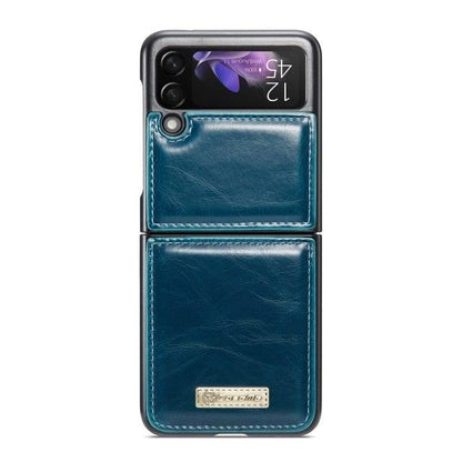 Luxury Leather Wallet Case - Samsung Galaxy Z Flip4 Flip3 5G